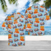 Fried Chicken Fun Summer All Over Printed Hawaiian Shirt