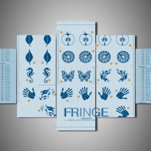 Fringe 3 - Movie 5 Panel Canvas Art Wall Decor