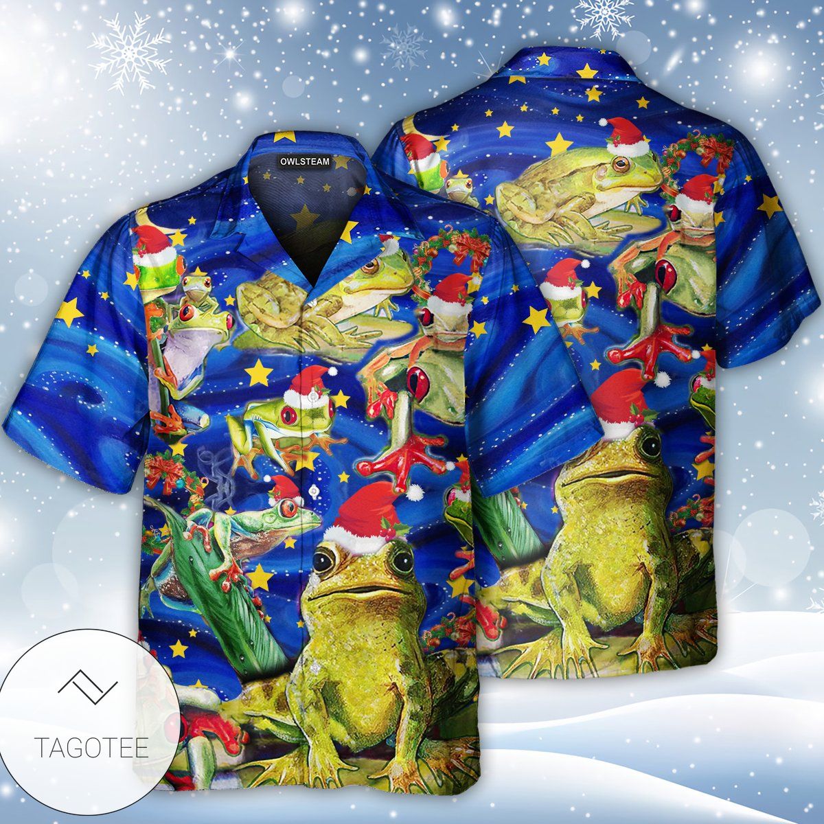 Frog Lover Merry Christmas Hawaiian Shirt Frog Lover Merry Christmas Hawaiian Shirt