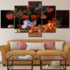 Fruit 10 - Nature 5 Panel Canvas Art Wall Decor
