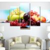 Fruit 11 - Nature 5 Panel Canvas Art Wall Decor