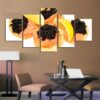 Fruit Food 21 - Nature 5 Panel Canvas Art Wall Decor