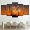 Full moon 02 - Space 5 Panel Canvas Art Wall Decor