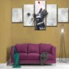 Fullmetal Alchemist 3 Anime - 5 Panel Canvas Art Wall Decor