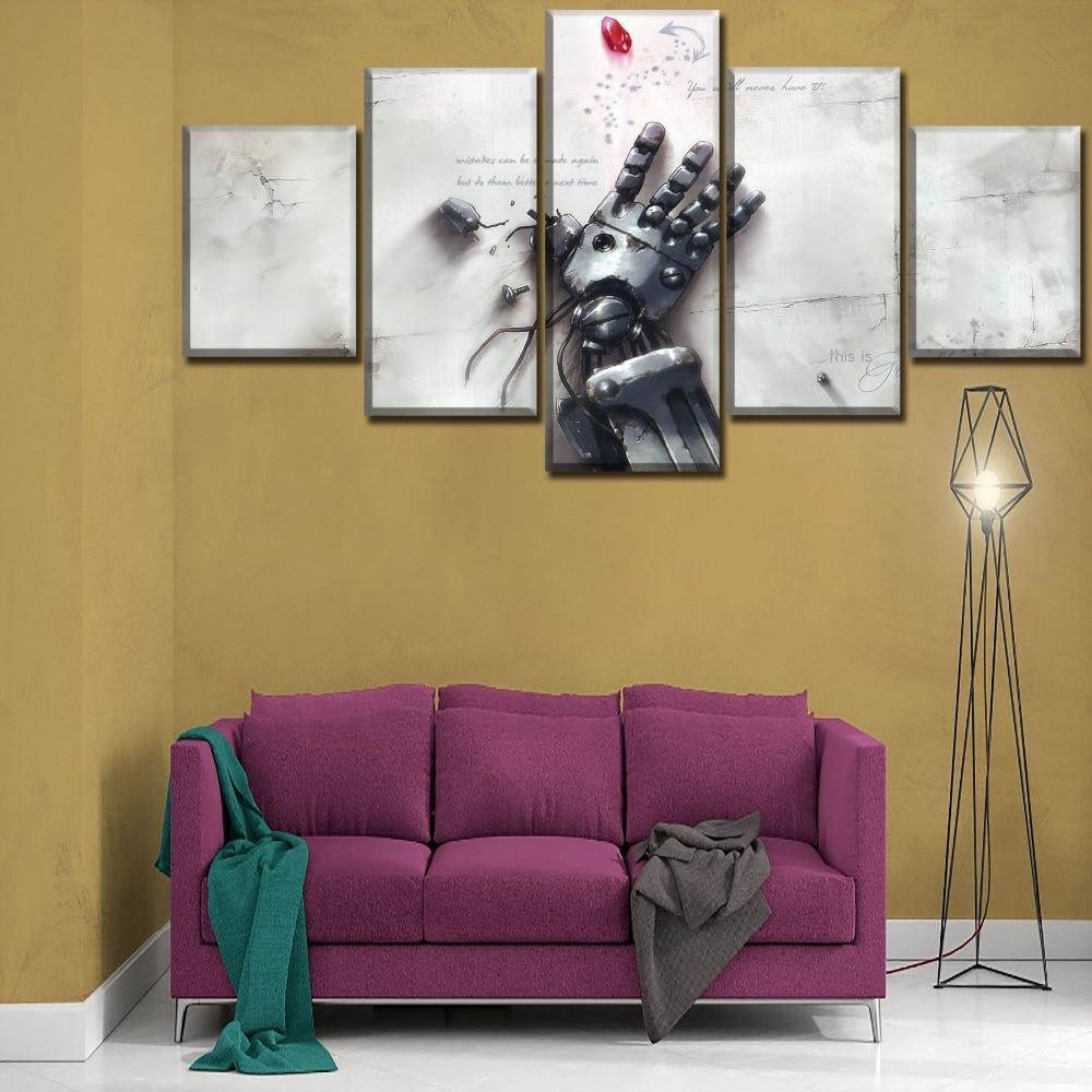 Fullmetal Alchemist 3 Anime - 5 Panel Canvas Art Wall Decor Fullmetal Alchemist 3 Anime - 5 Panel Canvas Art Wall Decor