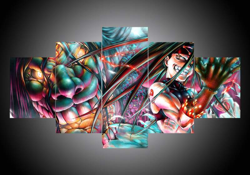 Fullmetal Alchemist Brotherhood 1 - Anime 5 Panel Canvas Art Wall Decor Fullmetal Alchemist Brotherhood 1 - Anime 5 Panel Canvas Art Wall Decor