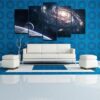 Galaxy Fantasy - Space 5 Panel Canvas Art Wall Decor