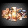 Game Characters - Gaming 5 Panel Canvas Art Wall Decor