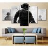 Game Cross-Country Soldier - Gaming 5 Panel Canvas Art Wall Decor