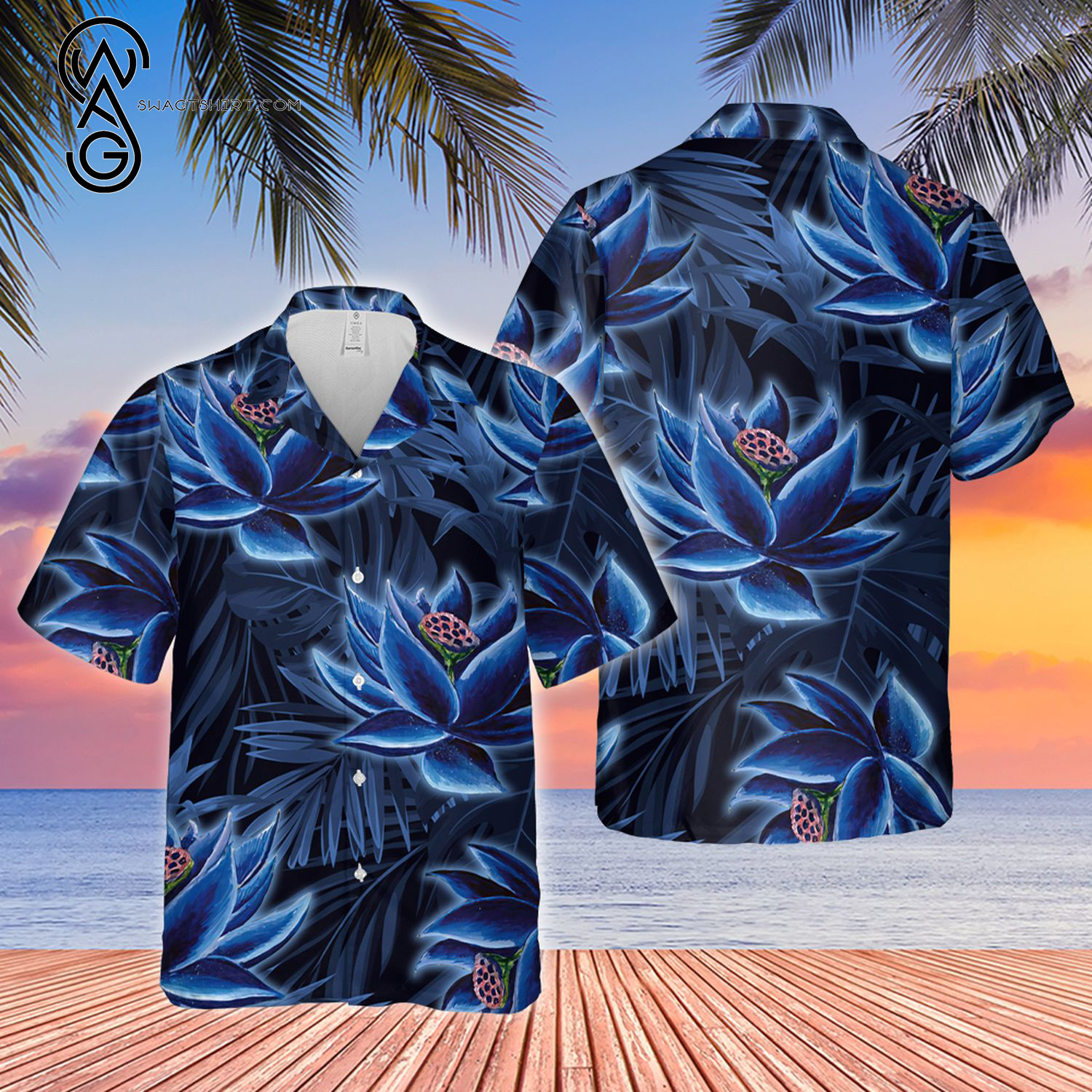 Game Magic The Gathering Black Lotus Hawaiian Shirt Game Magic The Gathering Black Lotus Hawaiian Shirt