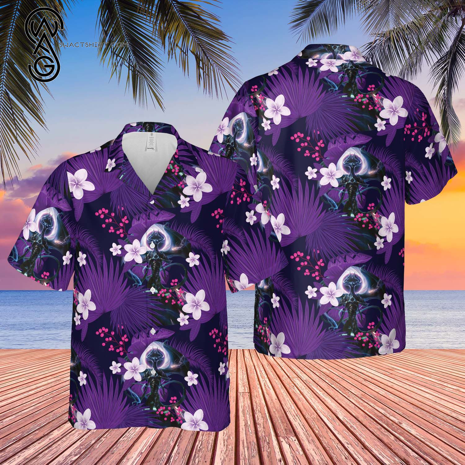 Game Magic The Gathering Nicol Bolas Hawaiian Shirt Game Magic The Gathering Nicol Bolas Hawaiian Shirt