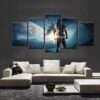Game Mass Effect Andromeda - Gaming 5 Panel Canvas Art Wall Decor