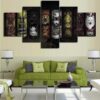 Game Of Thrones 1 - Movie 5 Panel Canvas Art Wall Decor