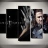 Game Of Thrones: Eddard Stark - Movie 5 Panel Canvas Art Wall Decor