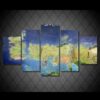 Game Of Thrones: Map Of All Kingdoms - Movie 5 Panel Canvas Art Wall Decor