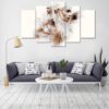 Game Of Thrones Mother Of Dragons - Movie 5 Panel Canvas Art Wall Decor