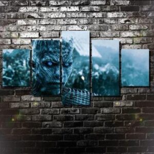 Game Of Thrones Night’S King - Movie 5 Panel Canvas Art Wall Decor