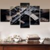 Game Toys Gun - Gaming 5 Panel Canvas Art Wall Decor