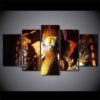 Ganesha Hindu 2 - Religion 5 Panel Canvas Art Wall Decor
