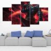 Gangplank - League Of Legends - Gaming 5 Panel Canvas Art Wall Decor