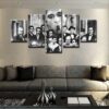 Gangsters Scarface Al Pacino Movies - Movie 5 Panel Canvas Art Wall Decor