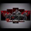 Gears Of War Ultimate Edition - Gaming 5 Panel Canvas Art Wall Decor
