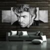 George Michael - Famous Person 5 Panel Canvas Art Wall Decor