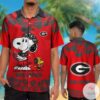 Georgia Bulldogs & Snoopy Hawaiian Shirt