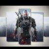 Geralt Of Rivia - Movie 5 Panel Canvas Art Wall Decor