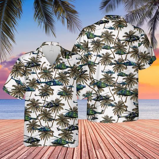 German Army Nhindustries Nh90 Hawaiian Shirt German Army Nhindustries Nh90 Hawaiian Shirt