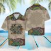 German Shepherd Riding On Jeep Mandala Hawaiian Shirt Summer Button Up