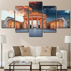 Germany Berlin - Nature 5 Panel Canvas Art Wall Decor