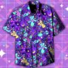 Ghost Pokemon Short Sleeve Hawaiian Shirt