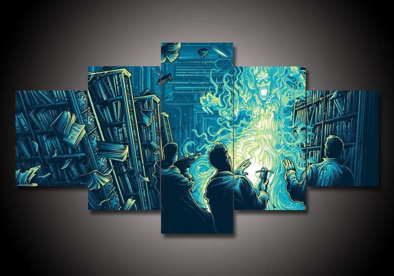 Ghostbuster 2 - Movie 5 Panel Canvas Art Wall Decor Ghostbuster 2 - Movie 5 Panel Canvas Art Wall Decor