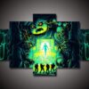 Ghostbuster - Movie 5 Panel Canvas Art Wall Decor