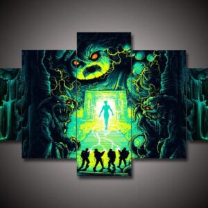 Ghostbuster - Movie 5 Panel Canvas Art Wall Decor