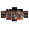 Glasses Wine racks 01 - Wine 5 Panel Canvas Art Wall Decor