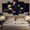 Godfather Michael Gangster 5 - Movie 5 Panel Canvas Art Wall Decor