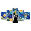 Goku & Seven Dragon Ball - Anime 5 Panel Canvas Art Wall Decor