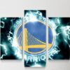 Golden State Warriors Sports - Sport 5 Panel Canvas Art Wall Decor