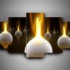 Golf 3 - Sport 5 Panel Canvas Art Wall Decor