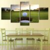 Golf Ball Course - Nature 5 Panel Canvas Art Wall Decor