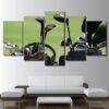 Golf Clubs At The Ready - Sport 5 Panel Canvas Art Wall Decor