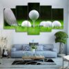 Golf Course 3 - Sport 5 Panel Canvas Art Wall Decor
