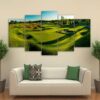 Golf Course 6 - Nature 5 Panel Canvas Art Wall Decor