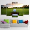 Golf Course Leisure - Sport 5 Panel Canvas Art Wall Decor