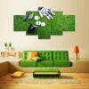 Golf Green - Sport 5 Panel Canvas Art Wall Decor