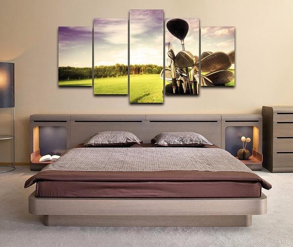 Golf Professional Golf Course 02 - Sport 5 Panel Canvas Art Wall Decor Golf Professional Golf Course 02 - Sport 5 Panel Canvas Art Wall Decor