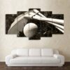 Golf clubs and ball - Sport 5 Panel Canvas Art Wall Decor