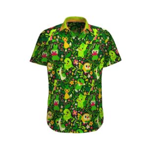 Grass Pokemon Hawaiian Shirt